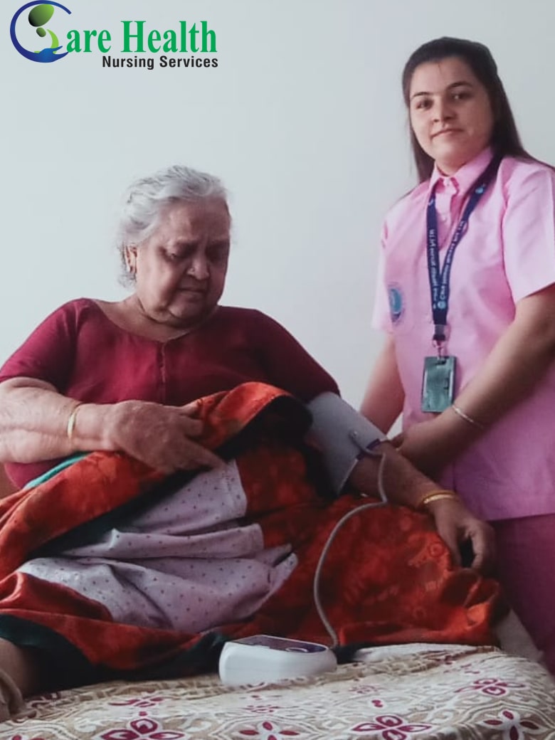 Elder care facilities at home by care health nurses pvt ltd in delhi noida lucknow and gurgaon